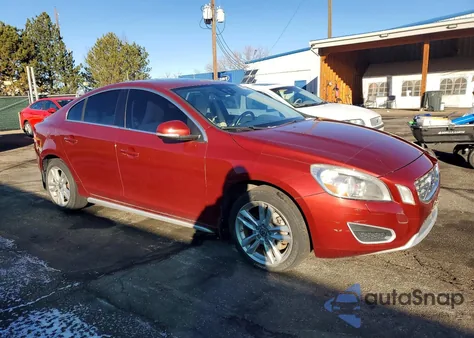 2012 Volvo S60 T5 from USA, damaged, VIN YV1622FS5C2020708